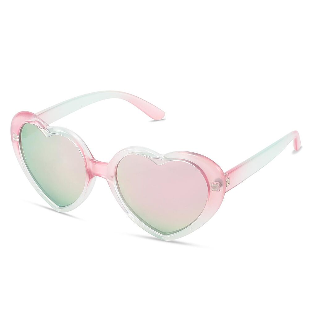 8309 Polarized UV400 Heart Sunglasses , Oversized Fashion Love Heart